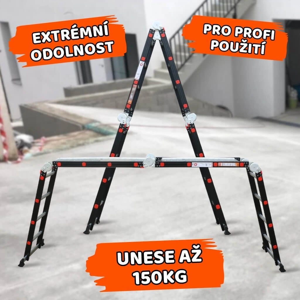 Extrémní odolnost a nosnost až 150 kg
